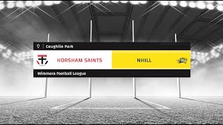 R5 Seniors Horsham Saints v Nhill  Wimmera Football League [upl. by Declan892]