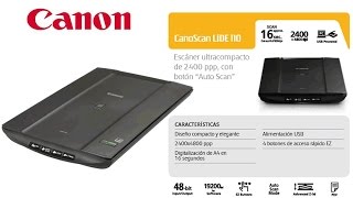 Install CanoScan LiDE110 [upl. by Notnef]