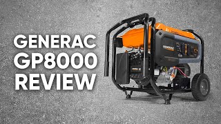 Generac GP8000 REVIEW Is This a WHOLE HOME GENERATOR [upl. by Atis]