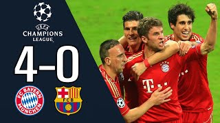 Bayern Múnich 40 Barcelona 2013 [upl. by Eiddal]