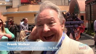 Interviews  Voice actors for Transformers The Ride 3D  Evac Megatron Optimus Prime [upl. by Lafleur]