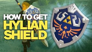 How to Get Links Hylian Shield  Zelda Breath of the Wild [upl. by Salomie225]