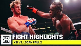 HIGHLIGHTS  KSI vs Logan Paul 2 [upl. by Lleneg]