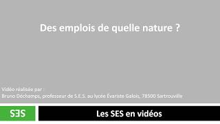 Des emplois de quelle nature [upl. by Pallua]