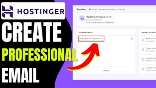 How to Create Professional Email in Hostinger 2024 [upl. by Anoirtac]