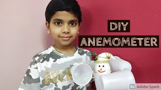 How To Make Anemometer  DIY Anemometer [upl. by Oisor281]