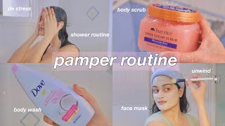 My pamper routine  self care routine [upl. by Wolenik]