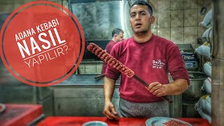 ADANA KEBAP NASIL YAPILIR  ZIRH KIYMASI  ADANA SOKAK LEZZETLERİ [upl. by Arriat]