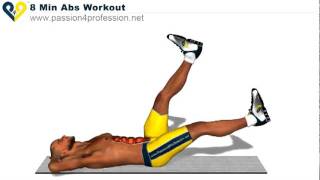 Vezbe za savrsen stomak 8min ABS WORKOUT [upl. by Shantee751]