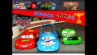 Cars  The First Race Dinoco 400 Diecast Remake [upl. by Aleira60]