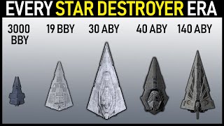 Every Era of Star Destroyer Legends and Canon [upl. by Burnie]