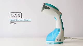 BLACKDECKER® Middle East  Handy Garment Steamer  HST1200 [upl. by Renferd]