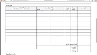 Make a Free Contractor Invoice  Excel  Word  PDF [upl. by Ayotl457]