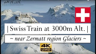 Zermatt Switzerland Gornergrat Matterhorn Cog Railway at 3100m Altitude [upl. by Goldshell]