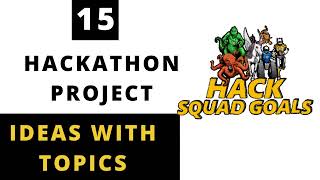 Top 15 Hackathon Project Ideas  Mini Project Ideas  2021 [upl. by Erbes913]