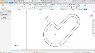 25 Offset Entities Autodesk Inventor [upl. by Porett865]