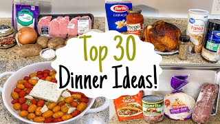 Whats For Dinner 30 of the BEST Quick amp Easy Recipes  Tasty Cheap Meal Ideas  Julia Pacheco [upl. by Romeon]