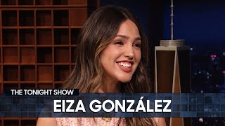 Eiza González Auditioned for Robert Rodriguez in a Wedding Dress  The Tonight Show [upl. by Nura]