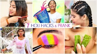 Life Saving HOLI HACKS amp Funny PRANK  Anaysa [upl. by Gnay]