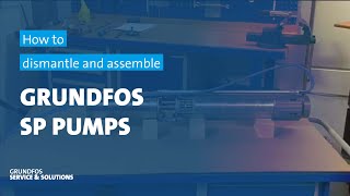 How to repair Grundfos SP pumps [upl. by Madden]