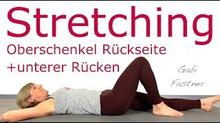 ➿24 min Beweglichkeit für hintere Beinmuskulatur Hüfte und Rücken  ohne Geräte am Boden [upl. by Rudyard]