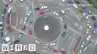 See How an Insane 7Circle Roundabout Actually Works  WIRED [upl. by Eladroc]