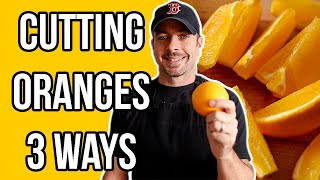 How To Cut An Orange 3 Ways [upl. by Mcquillin602]