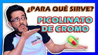 PICOLINATO DE CROMO  PARA QUÉ SIRVE Y DOSIS [upl. by Aisayn963]