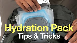 Hydration Pack  Water Bladder Tips amp Tricks [upl. by Lochner]