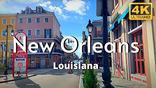 New Orleans Louisiana 4k Travel Tour French Quarter [upl. by Ecnerual758]