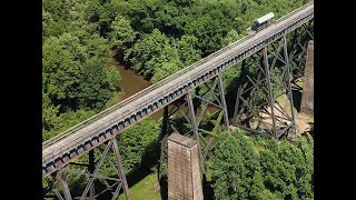 High Bridge Trail State Park in Farmville Virginia [upl. by Thurstan]