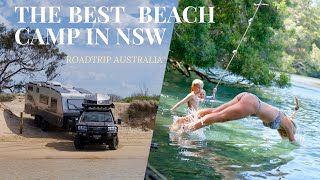 THE BEST BEACH CAMP IN NSW Pebbly Beach amp Station Creek  Roadtrip Australia  Offroad beach living [upl. by Lauryn]