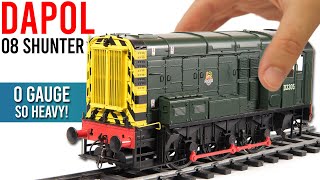 Dapol O Gauge Class 08 Shunter  Ultra Heavy amp Powerful  Unboxing amp Review [upl. by Ahtebbat47]