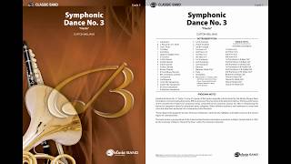 Symphonic Dance No 3 quotFiestaquot by Clifton Williams – Score amp Sound [upl. by Tegdig]