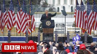 Capitol riots How a Trump rally turned deadly  BBC News [upl. by Donoho990]