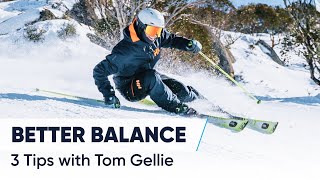 HOW TO SKI STEEPER SLOPES  3 Tips For Better Balance [upl. by Aimat]