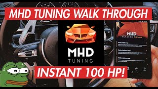 MHD TUNING FOR BMW 335I F30 N55 FULL WALK THROUGH [upl. by Jocelyn]