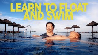 How to SWIM and FLOAT Beginners Tutorial [upl. by Neltiac]