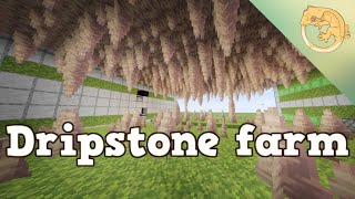 How to build an Efficient Dripstone farm for Minecraft 118 [upl. by Yznel]