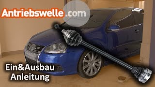 Antriebswelle wechseln Golf 5 V GTI R32 TDI [upl. by Nnaid]