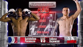 KSW Free Fight Salahdine Parnasses KSW Debut [upl. by Alli]