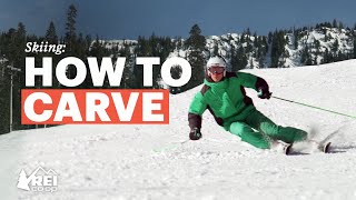 How to Carve Skis  Take Your Skiing to the Next Level  REI [upl. by Adian]