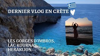 Voyage en Crète  les Gorges dImbros le lac aux tortues Kournas Vlog5 🌅 [upl. by Alyhs]