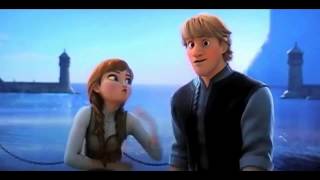 The End Of Frozen  Kristoff and Anna kiss [upl. by Hayden]