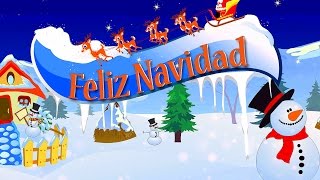 Feliz Navidad  Full Carol With Lyrics  Best Christmas Carols For Kids [upl. by Mutat]