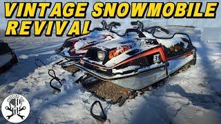 Will this ABANDONED Snowmobile RUN amp RIDE Again  How to Make an Old Sled Reliable [upl. by Einberger]