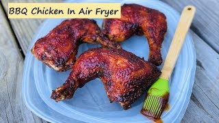 Air Fryer BBQ Chicken  EASY BBQ CHICKEN [upl. by Entirb546]