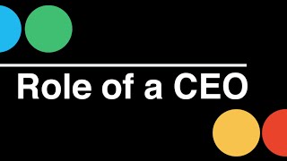 Startup CEO Role of a CEO [upl. by Sublett]