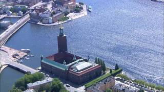 Stockholm Sweden Aerial view [upl. by Ettesil]