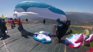 Parapente Despegues con ventarron [upl. by Jermaine466]